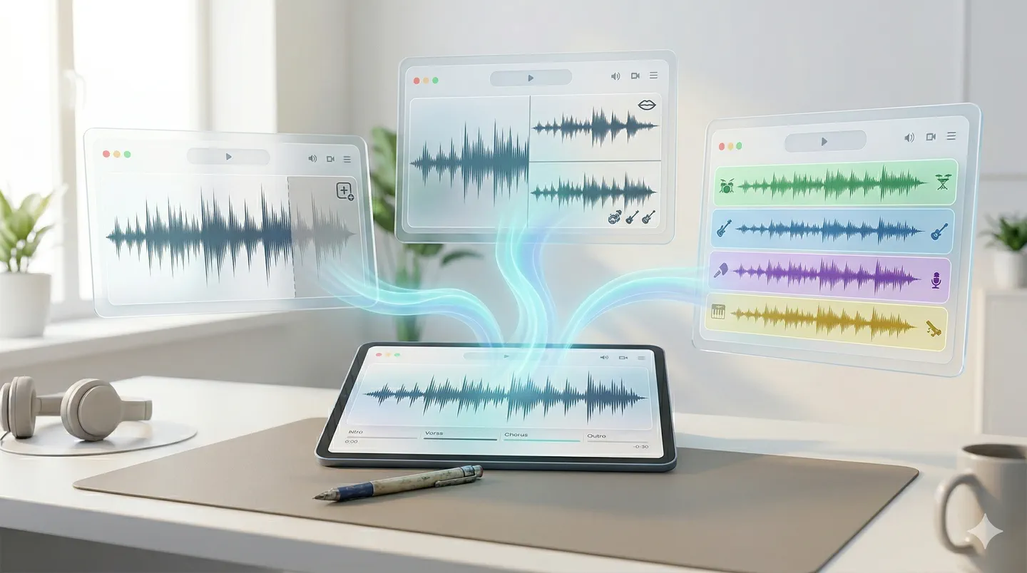 Fast evaluation workflow for generated music drafts