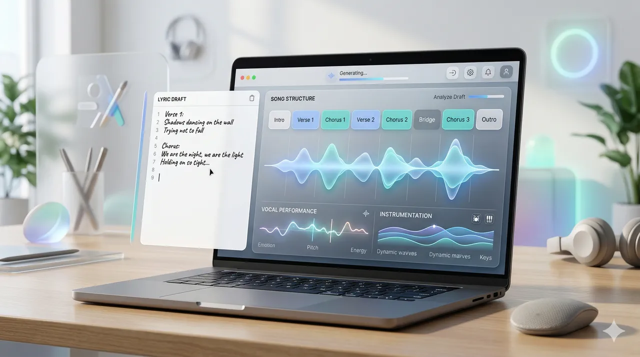 Listen back, refine, and export